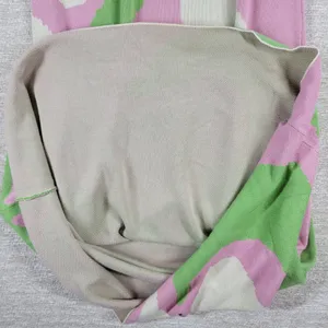 Cider Swirl Knit Dress L Pink Green Midi Y2K Spaghetti Strap Psychedelic Retro thumbnail 11