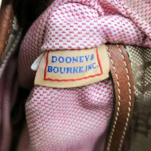 Vintage 90s Dooney & Bourke Signature Small Double Handle Tote thumbnail 8