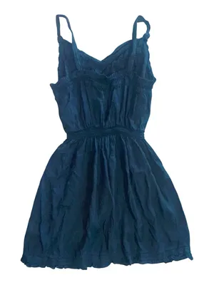 Vintage Abercrombie & Fitch KIDS Navy Blue Mini Dress! thumbnail 4