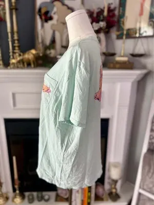 Lauren James Mint Green Goldendoodle Pocket T-Shirt Size Large thumbnail 3