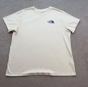 The North Face International Women’s Day Graphic T-Shirt Women’s XXL Cream 2022 thumbnail 1
