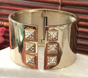Victoria's Secret Cuff Bangle with Rhinestones thumbnail 1