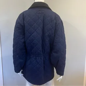 Hunting World New York Quilted Navy Jacket thumbnail 5