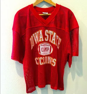 Anvil Iowa State Cyclones Mesh Football Camp Jersey Size Large thumbnail 1