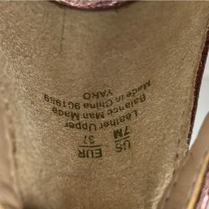 Sam Edelman Yaro Metallic Block Heel Ankle Strap Sandals Copper Pink 7‎ thumbnail 10