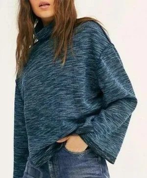 Free‎ People We The Free Sunny Days Turtleneck Knit Top thumbnail 1