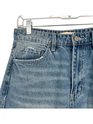 Altar'd State Vervet Distressed High Rise Jeans Size 28 90s Grunge Y2K Casual thumbnail 4