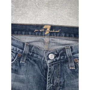 7 for all mankind women's jeans flare 28 low rise‎ thumbnail 3