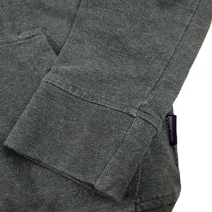 Patagonia Women’s Full Zip Hoodie Gray Fleece Sweatshirt Letterman P Logo Size S thumbnail 4