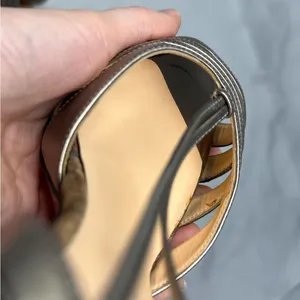 Christian Louboutin Vintage Y2K Activa Leather Cork Strappy Stiletto Heel Sandal thumbnail 9