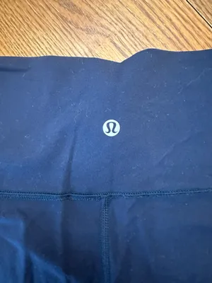 Navy Blue Cropped Leggings thumbnail 2
