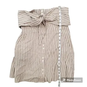 Free people Striped Button Front‎ Strapless Dress thumbnail 3