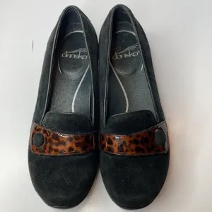 Dansko Olena‎ work suede slip on shoes size 36 5.5 6 thumbnail 4