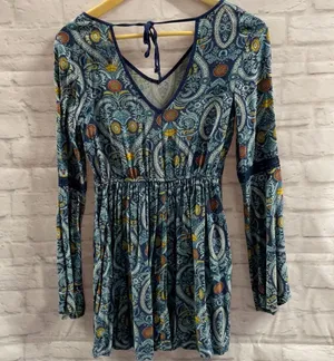 Paisley mini dress thumbnail 3