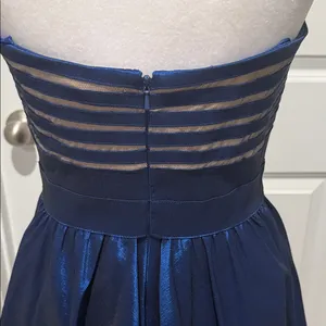 Aidan Mattox Women's Spaghetti Sequined Tulle Party Dress Size 6. EUC thumbnail 6