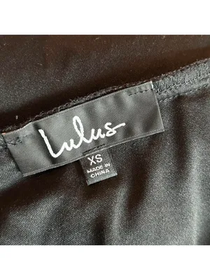 Lulu's Women's Black Beaded Full Length Maxi Dress Size XS thumbnail 8