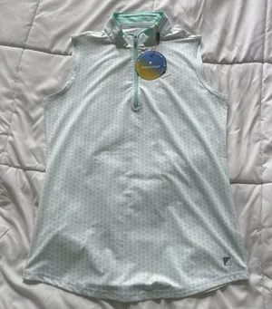 NWT‎ Bette & Court Womens Size XS Sleeveless Top Blue Golf Activewear Pickleball thumbnail 1