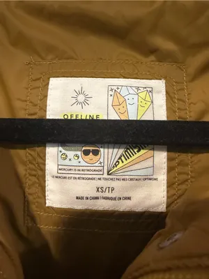 Aerie‎ Offline Puffer Vest in Mustard Yellow thumbnail 2