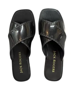 (RC) Jack Rogers Womens SLOAN X BAND Open Toe Slip On Slide Sandals Size 7 thumbnail 1