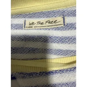 We The‎ Free x Free People Classic Striped Crew Cobalt Combo Women's Size XL thumbnail 8
