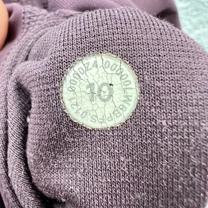 Lululemon Wunder Train High Rise Crop 21'' Women 10 Purple Culf Mesh Scallop Hem thumbnail 4