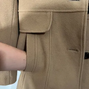 Kenneth Cole Wool Trench Coat in Camel Brown Size 4 Tan Vintage 90s thumbnail 3