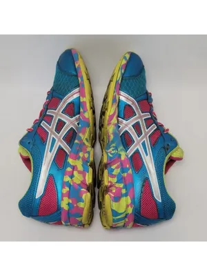 Women's Asics Gel Frantic 7 Athletic Sneakers Running Shoes Size 10 Blue Pink thumbnail 8