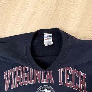 Vintage Jerzees Virginia Tech Navy Sweatshirt thumbnail 2