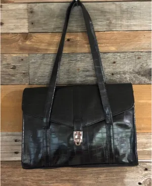 Kathy Ireland Black Shoulder Bag thumbnail 1