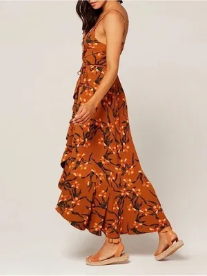 L*Space NWT Floral Wrap Maxi Dress thumbnail 3