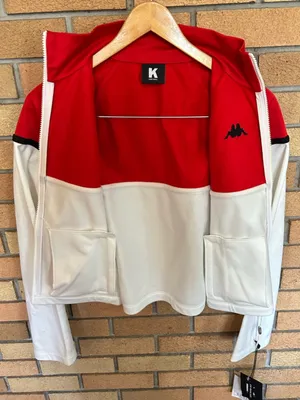 NWT Kappa Kontroll Women’s Cropped Full Zip Felpy Crop Jacket Colorblock Size S thumbnail 7