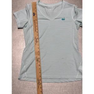 Masters Tech Active Women's T-shirt Sz Small Athleisure‎ Green Fitted Golf thumbnail 6