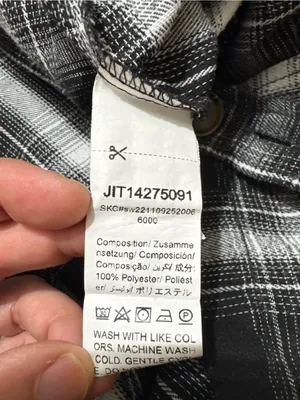 SHEIN Plaid Overall Jumpsuit M Black/White EUC thumbnail 10