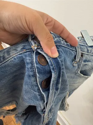 {12} Abercrombie & Fitch Distressed Denim Shorts thumbnail 7