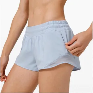 Lululemon Hotty Hot Shorts 2.5” Blue thumbnail 1