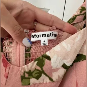 Reformation Nadira Floral Pink Maxi Dress thumbnail 9