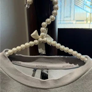 Adidas Light Gray Crewneck Top thumbnail 4
