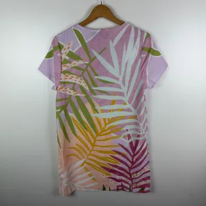 MINKPINK Palm Springs Tee Dress Small Tropical Colorful Pastel Resort‎ Vacation thumbnail 4