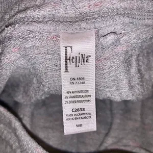 Felina Gray Pajama Set Stretch Cody Long Sleeve Pants thumbnail 10