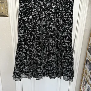Chaps trumpet hem polka dot sleeveless midi dress thumbnail 3