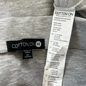 Cotton On Knit Pencil Skirt Women’s XS Gray Knee Length Corpcore Office Workwear thumbnail 3