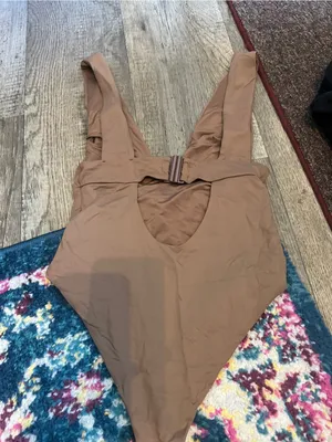 Zara Brown One-Piece Bodysuit thumbnail 9