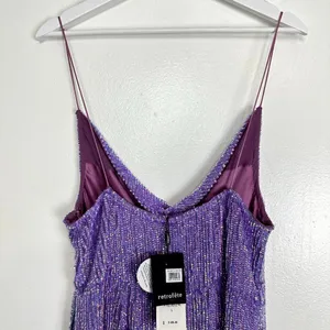 Retrofête Jill Sequin Minidress in Iridescent Size Large NWT thumbnail 14