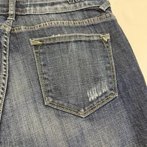 Vigoss Jagger Super‎ Skinny Med Rise Distressed Jeans Women 28 Trendy Dark Wash thumbnail 11