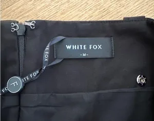White Fox Boutique - Pleated Mini Skirt in Black & Beige thumbnail 2