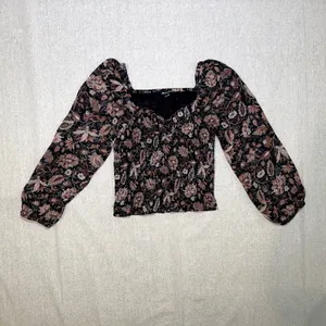Madewell | Lucie Smocked Peasant Top in Floral | Small thumbnail 5
