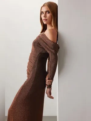 Significant Other Liliana Maxi Dress Chocolate Size US 2 thumbnail 2