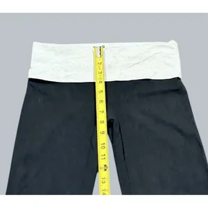 Y2k‎ Victorias Secret Pink Gold MCBling Spellout Foldover Flare Yoga Pants 2000s thumbnail 5