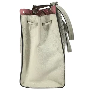 Kate Spade Leather Hayes Perf Tote Bag Bright White‎ / Bright Carnation Pink thumbnail 8
