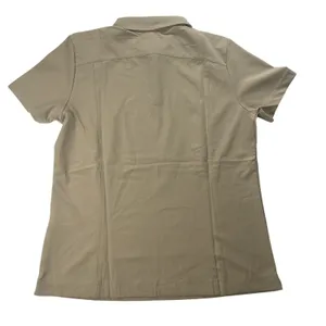 North End Women's Performance Polo Shirt Tan Short Sleeve Size Medium‎ thumbnail 3